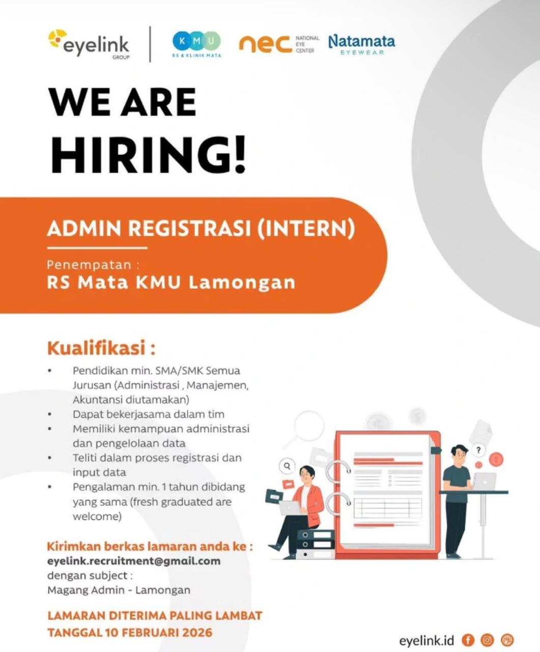 Foto: LOKER KMU RS & KLINIK MATA