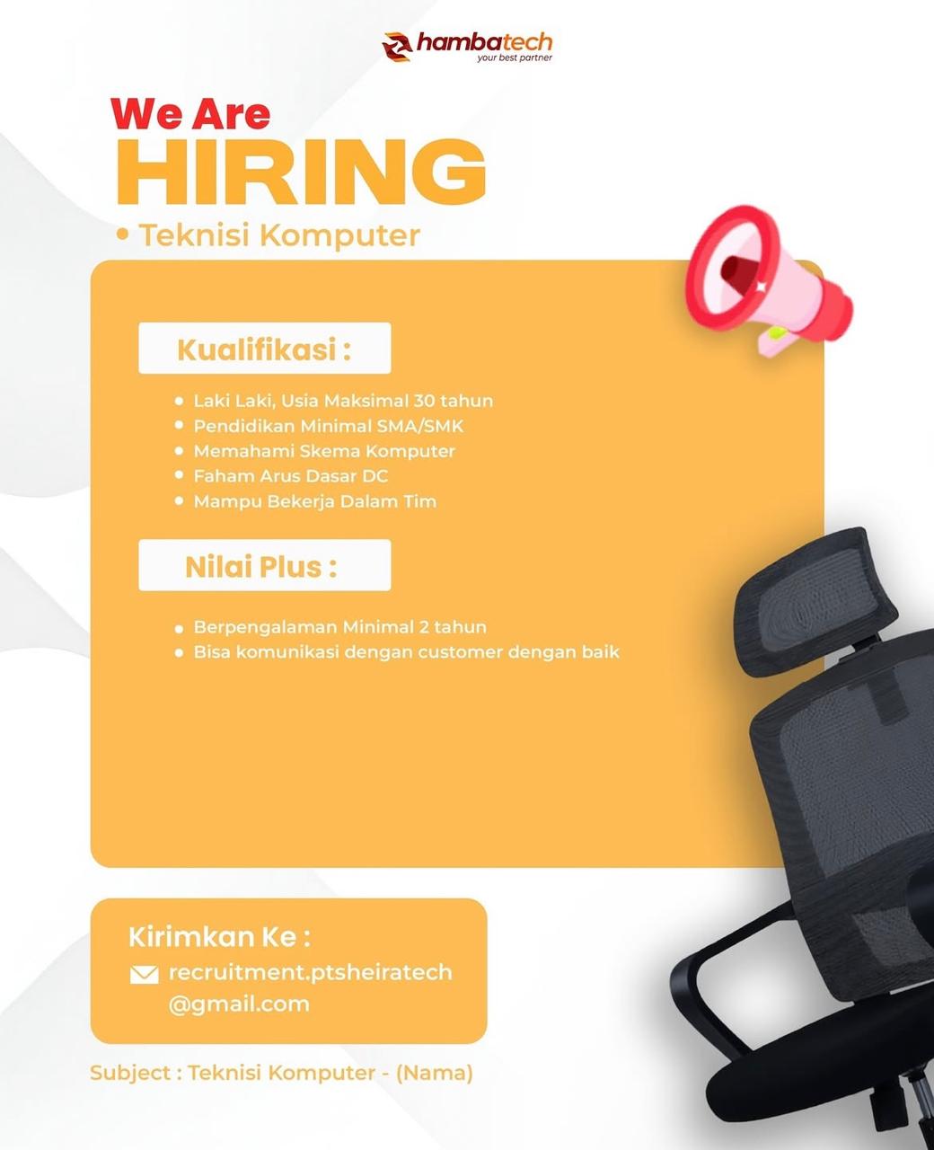 Foto: LOKER HAMBA TECH