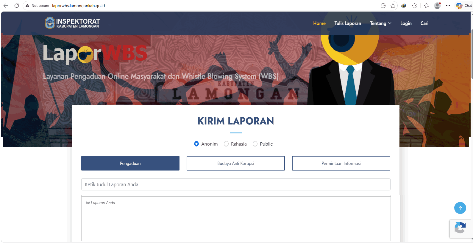 Foto: MEMBANGUN BUDAYA JUJUR : IMPLEMENTASI PELAPORAN GRATIFIKASI DINAS TENAGA KERJA KABUPATEN LAMONGAN