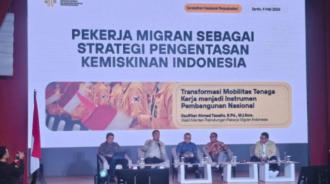 Foto: KADISNAKER LAMONGAN DORONG PENEMPATAN PMI PROSEDURAL DAN BERBASIS KOMPETENSI USAI FORUM NASIONAL DI JAKARTA