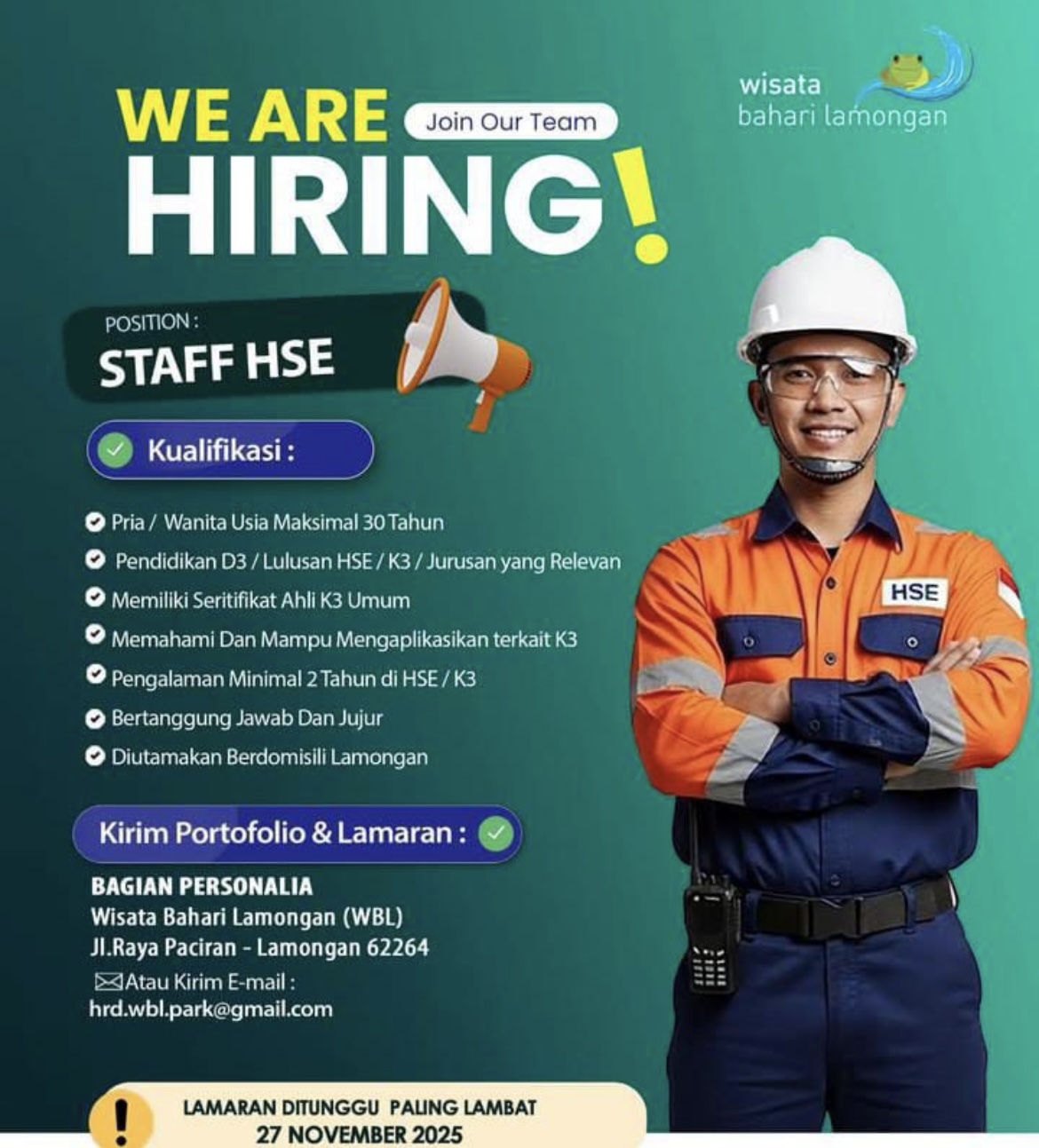 Foto: LOKER WISATA BAHARI LAMONGAN