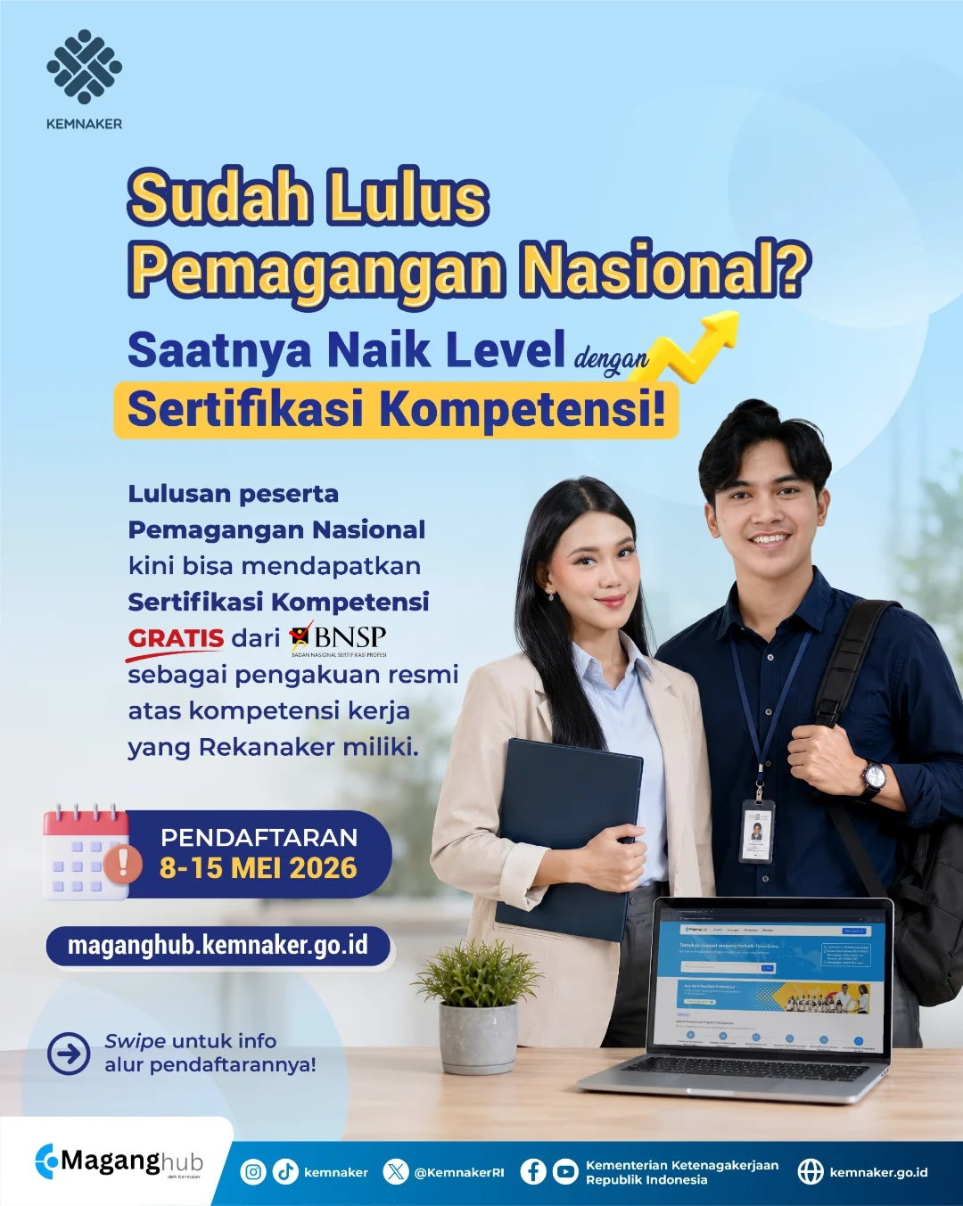Foto: SAATNYA NAIK LEVEL DENGAN SERTIFIKASI KOMPETENSI!