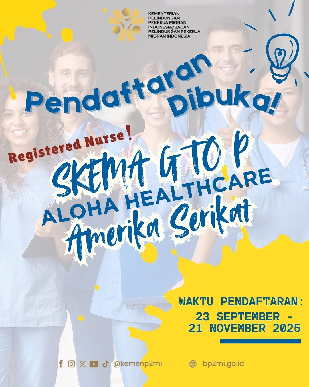Foto: PENDAFTARAN DIBUKA! SKEMA G TO P ALOHA HEALTHCARE AMERIKA SERIKAT