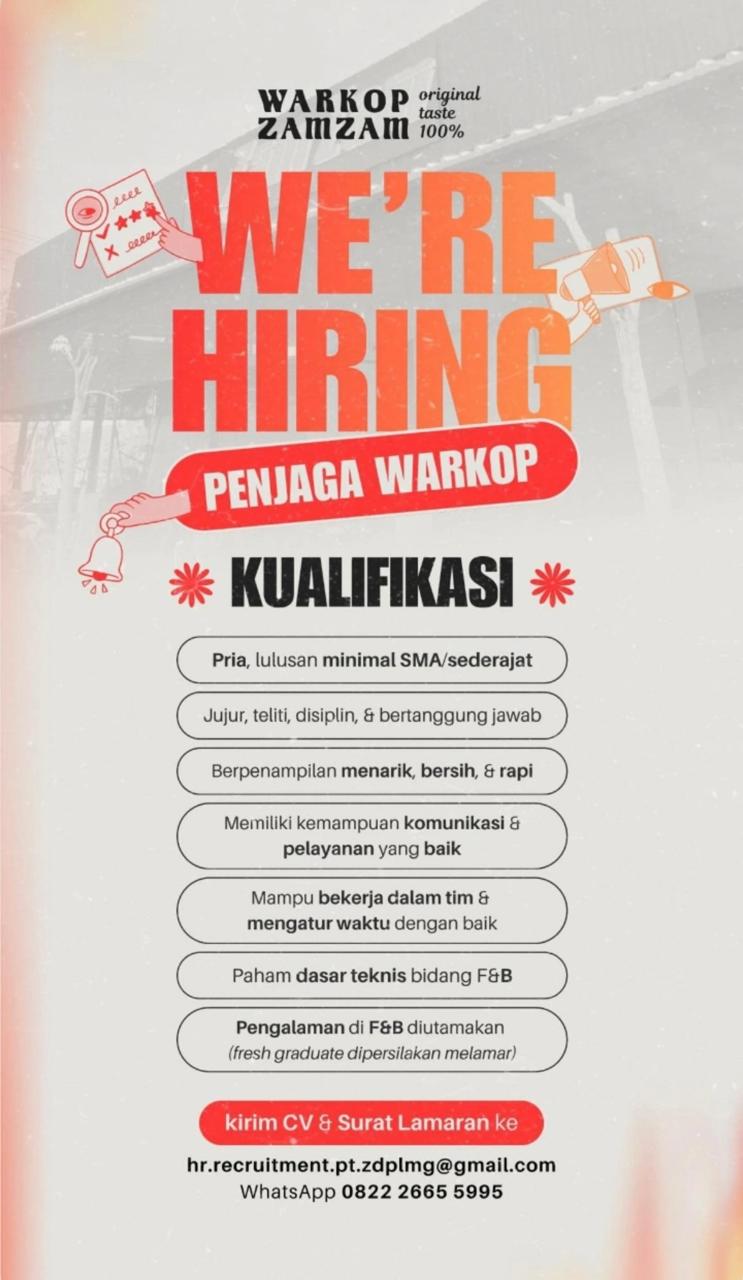 Foto: LOKER WARKOP ZAMZAM