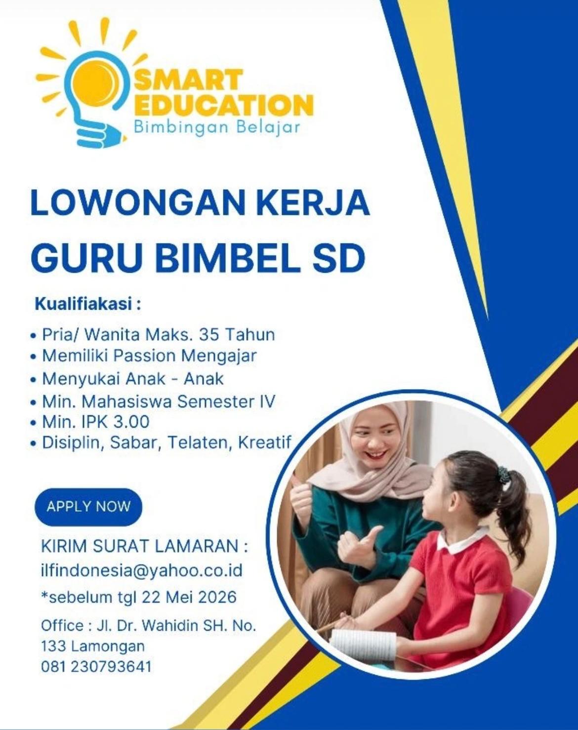 Foto: LOKER SMART EDUCATION