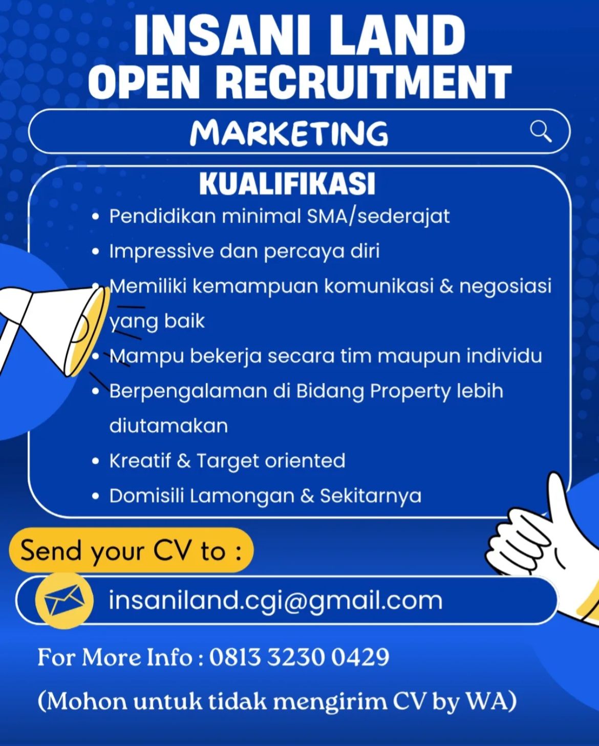 Foto: LOKER INSANI LAND