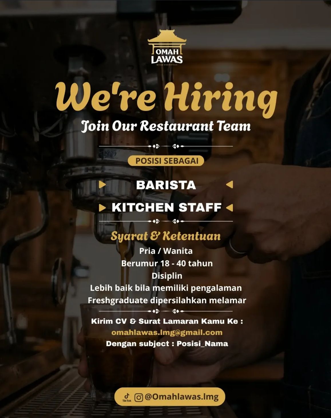 Foto: LOKER OMAH LAWAS