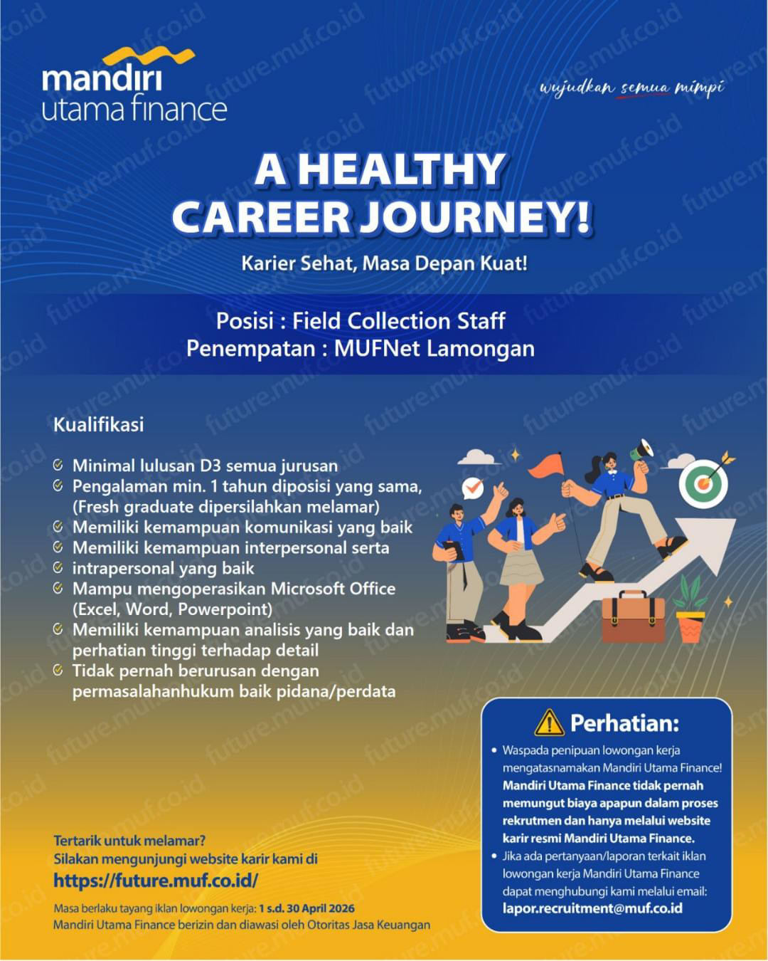 Foto: LOKER MANDIRI UTAMA FINANCE