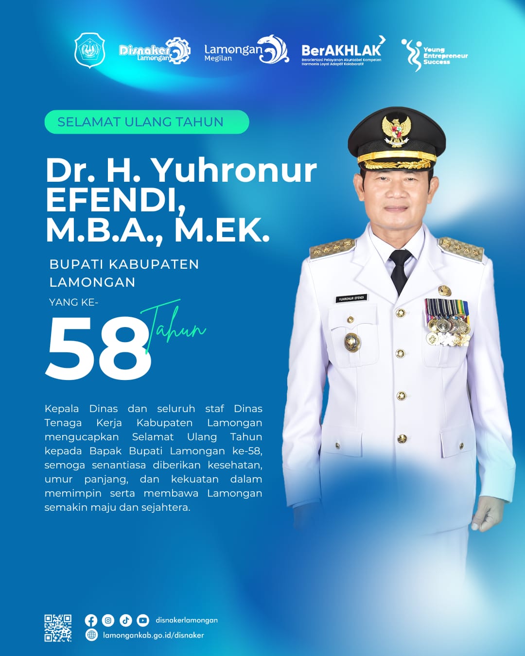 Foto: SELAMAT ULANG TAHUNU BAPAK BUPATI LAMONGAN