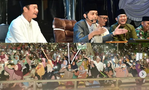 Foto: MASYARAKAT LAMONGAN SAMBUT HARI KEMENANGAN BERSAMA GUS IQDAM