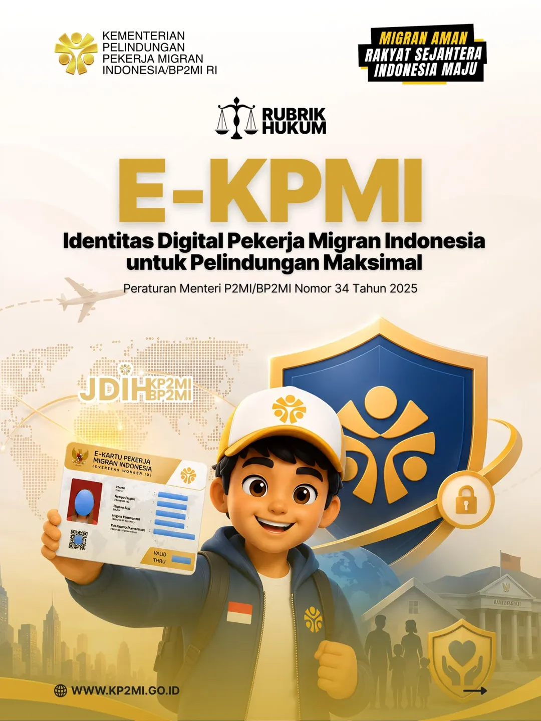 Foto: E-KPMI IDENTITAS DIGITAL PEKERJA MIGRAN INDONESIA UNTUK PELINDUNGAN MAKSIMAL