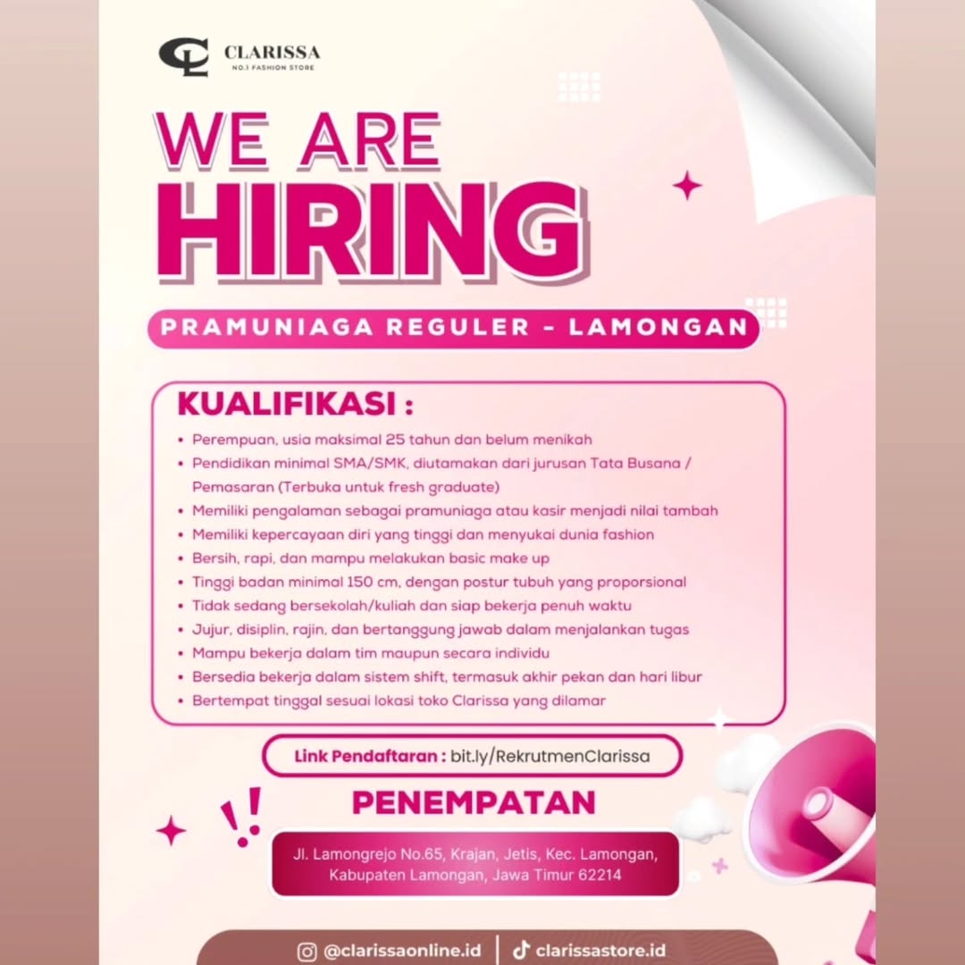 Foto: LOKER CLARISSA