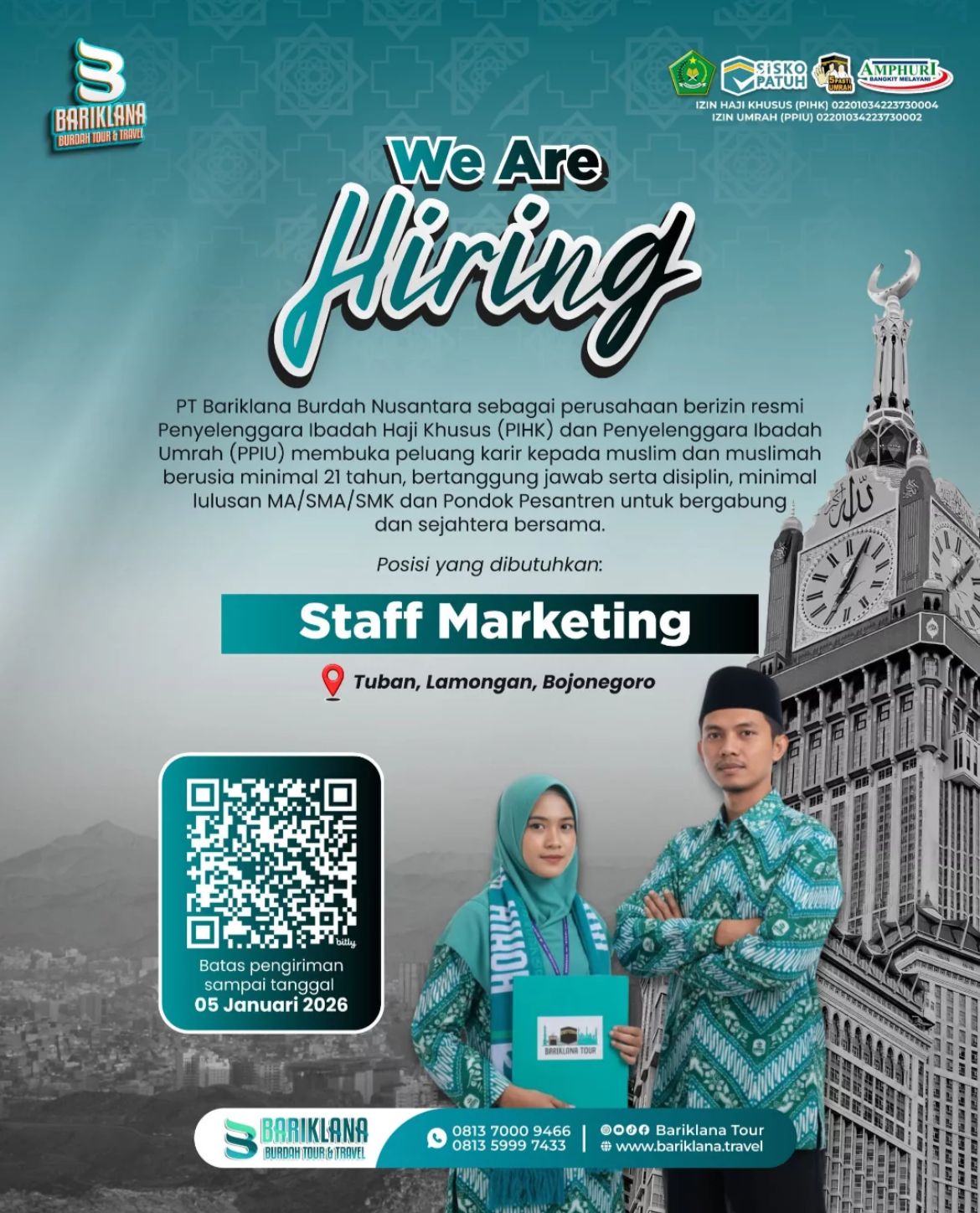 Foto: LOKER BARIKLANA BURDAH TOUR & TRAVEL
