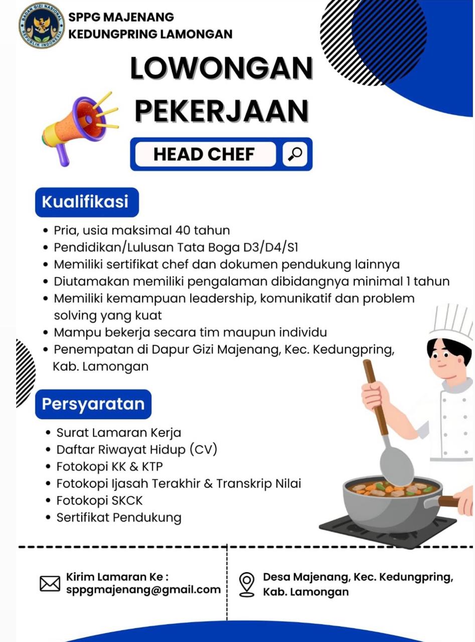 Foto: LOKKER SPPG MAJENANG KEDUNGPRING