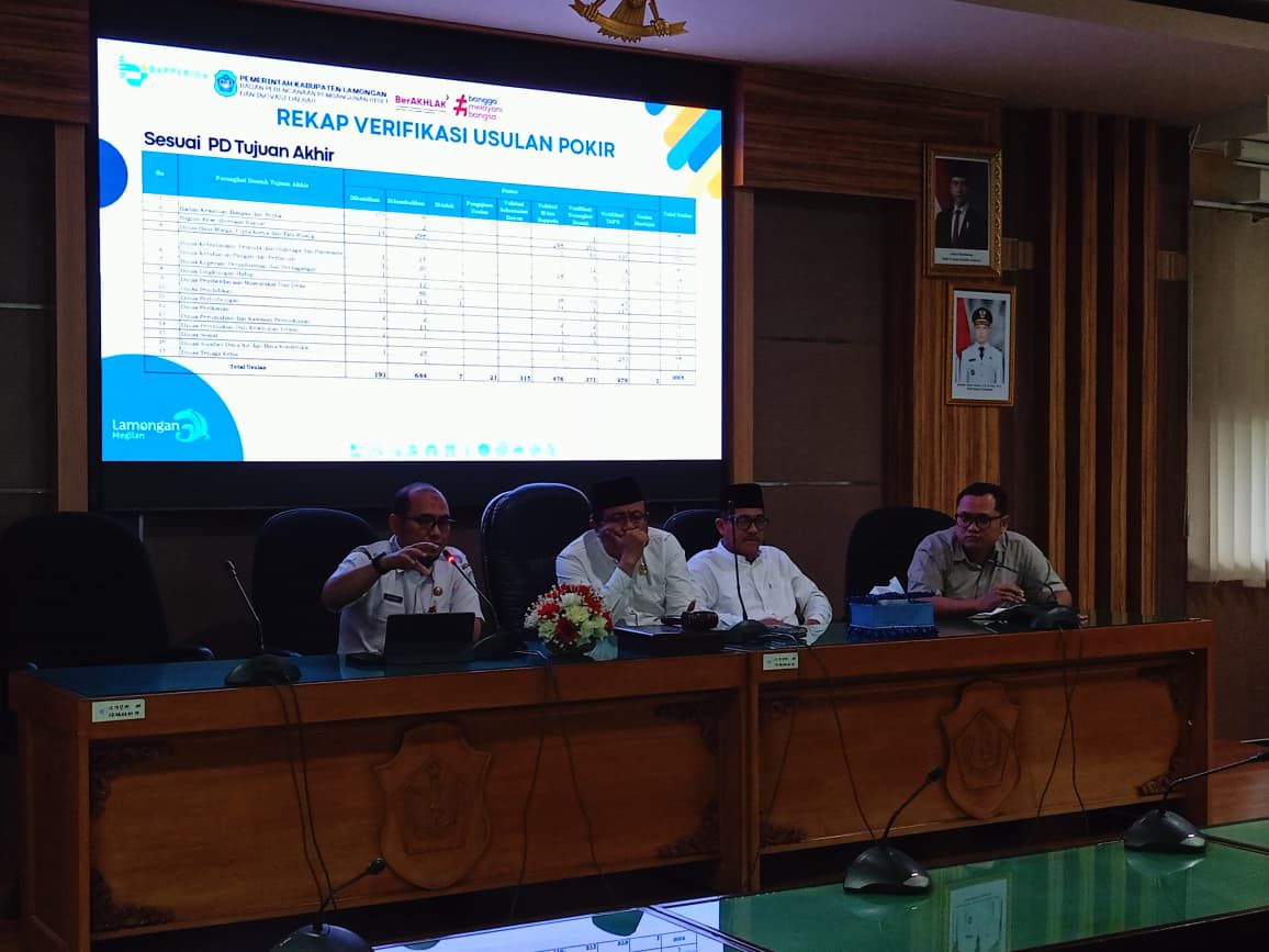 Foto: DISNAKER LAMONGAN BERPARTISIPASI DALAM RAPAT DESK USULAN POKIR TAHUN 2027 BERSAMA DPRD KABUPATEN LAMONGAN