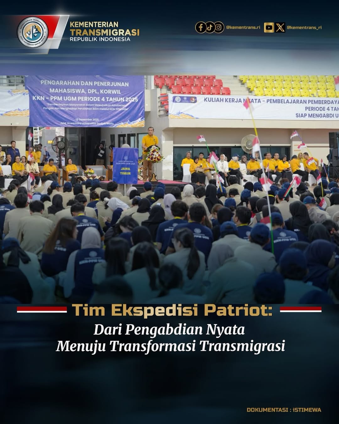 Foto: TIM EKPEDISI PATRIOT : DARI PENGABDIAN NYATA MENUJU TRANSFORMASI TRANSMIGRASI