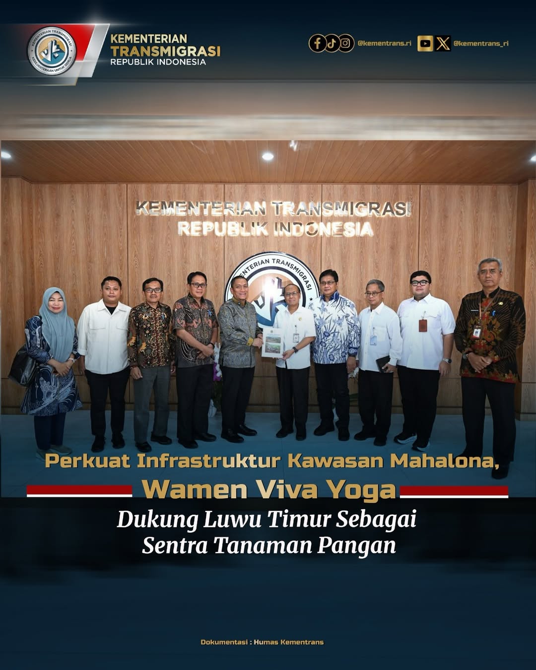 Foto: PERKUAT INFRASTRUKTUR KAWASAN MAHALONA, WAMEN VIVA YOGA DUKUNG LUWU TIMUR SEBAGAI SENTRA TANAMAN PANGAN