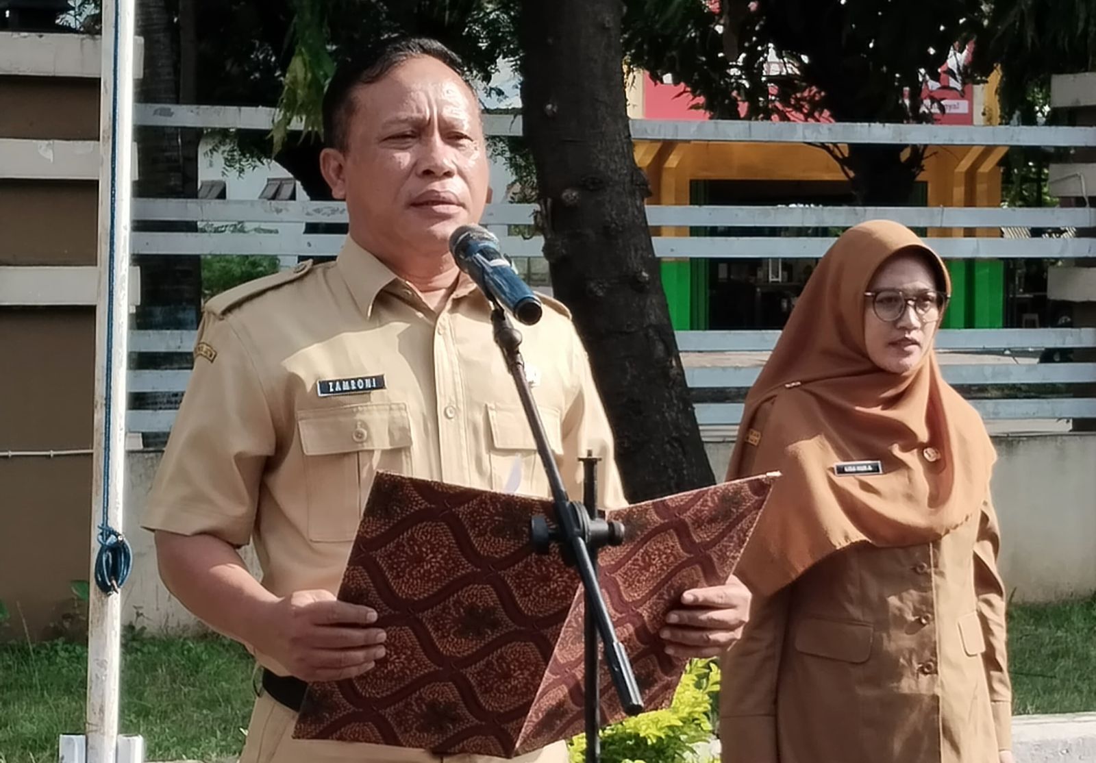 Foto: APEL PAGI DISNAKER : MENATA LANGKAH, MEWUJUDKAN KINERJA UNGGUL