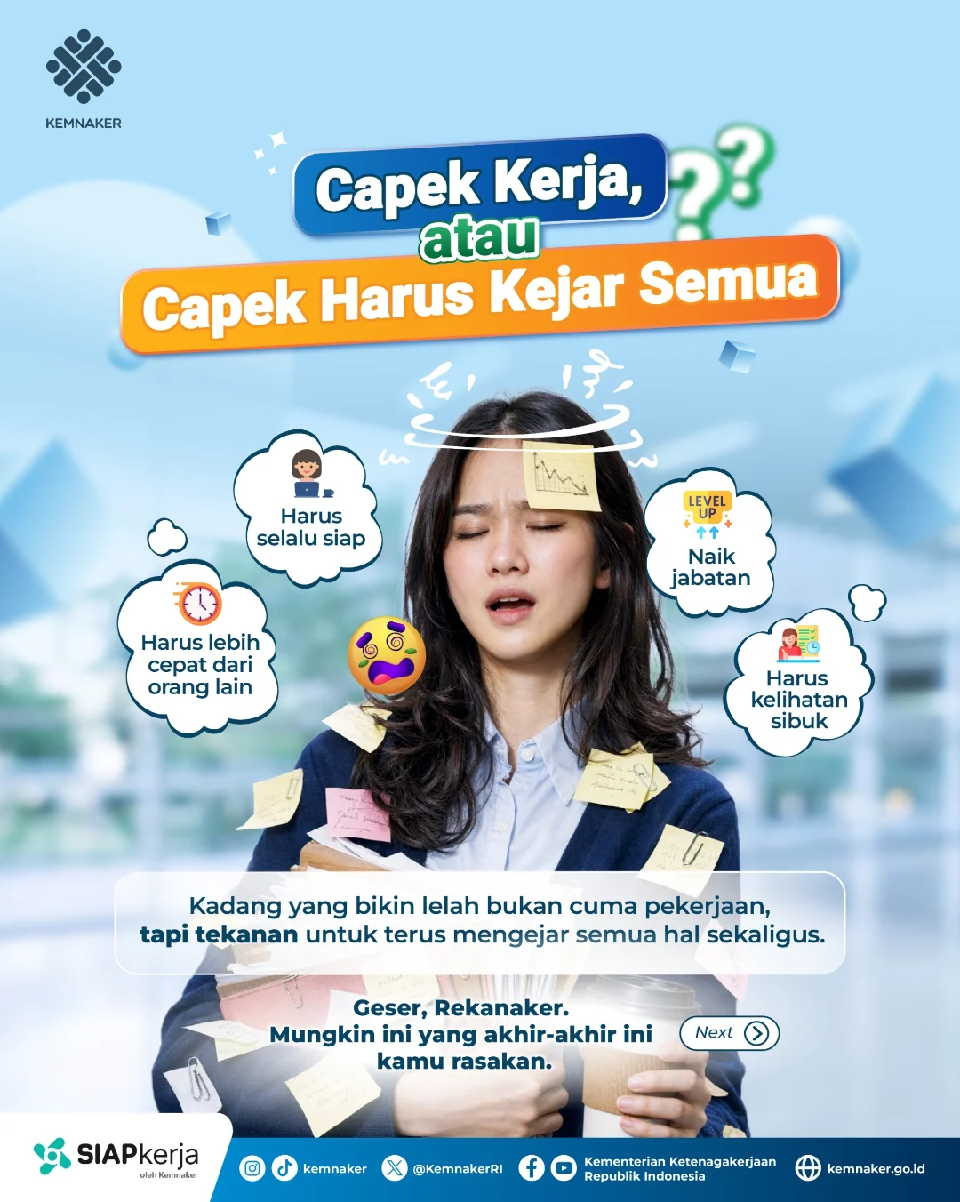 Foto: CAPEK KERJA ATAU CAPEK HARUS KEJAR SEMUA