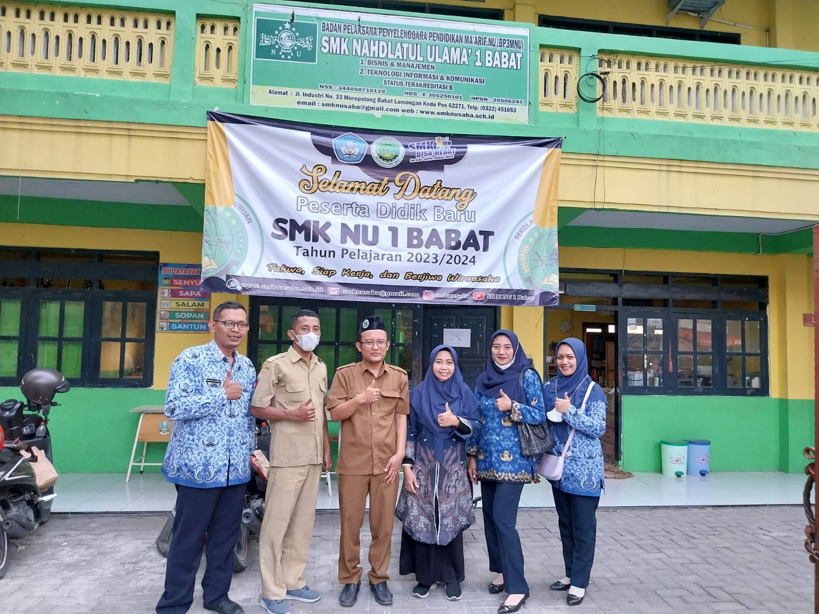 Foto: JEMBATAN KERJA ALUMNI MAKIN MANTAP: DISNAKER LAMONGAN GELAR MONEV BKK DI SMK NU 1 BABAT UNTUK PERCEPAT SERAPAN INDUSTRI