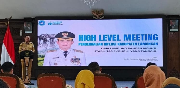 Foto: HIGH LEVEL MEETING (HLM), UPAYA PENGENDALIAN INFLASI DI KABUPATEN LAMONGAN