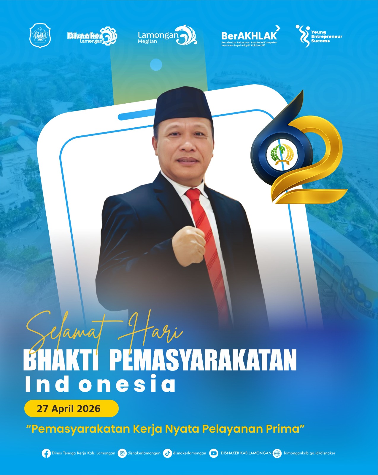 Foto: SELAMAT HARI BHAKTI PEMASYARAKATAN INDONESIA