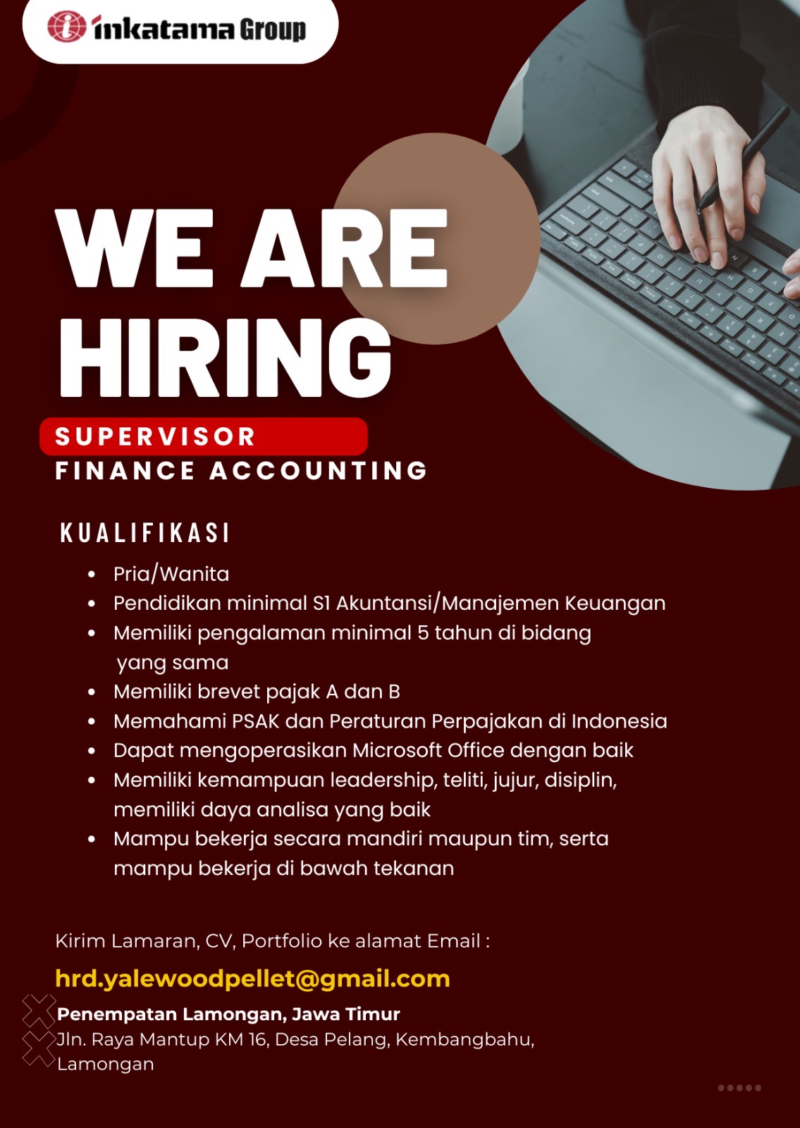 Foto: LOKER INKATAMA GROUP