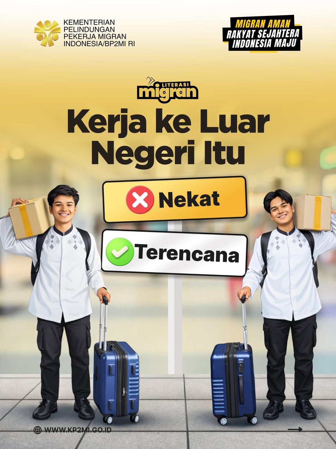 Foto: KERJA KE LUAR NEGERI ITU TERCENCANA