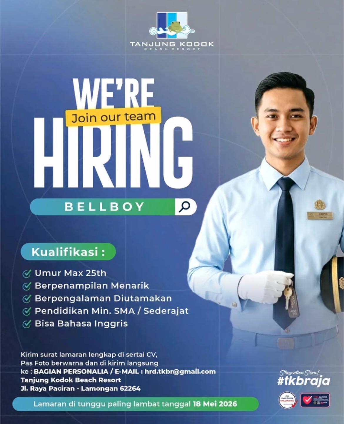 Foto: LOKER TANJUNG KODOK BEACH RESORT