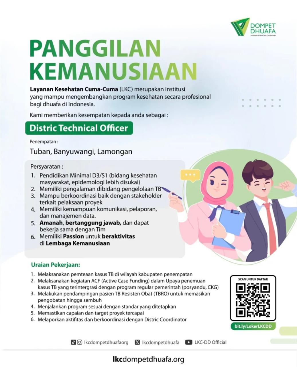 Foto: LOKER LAYANAN KESEHATAN CUMA-CUMA DOMPET DHUAFA