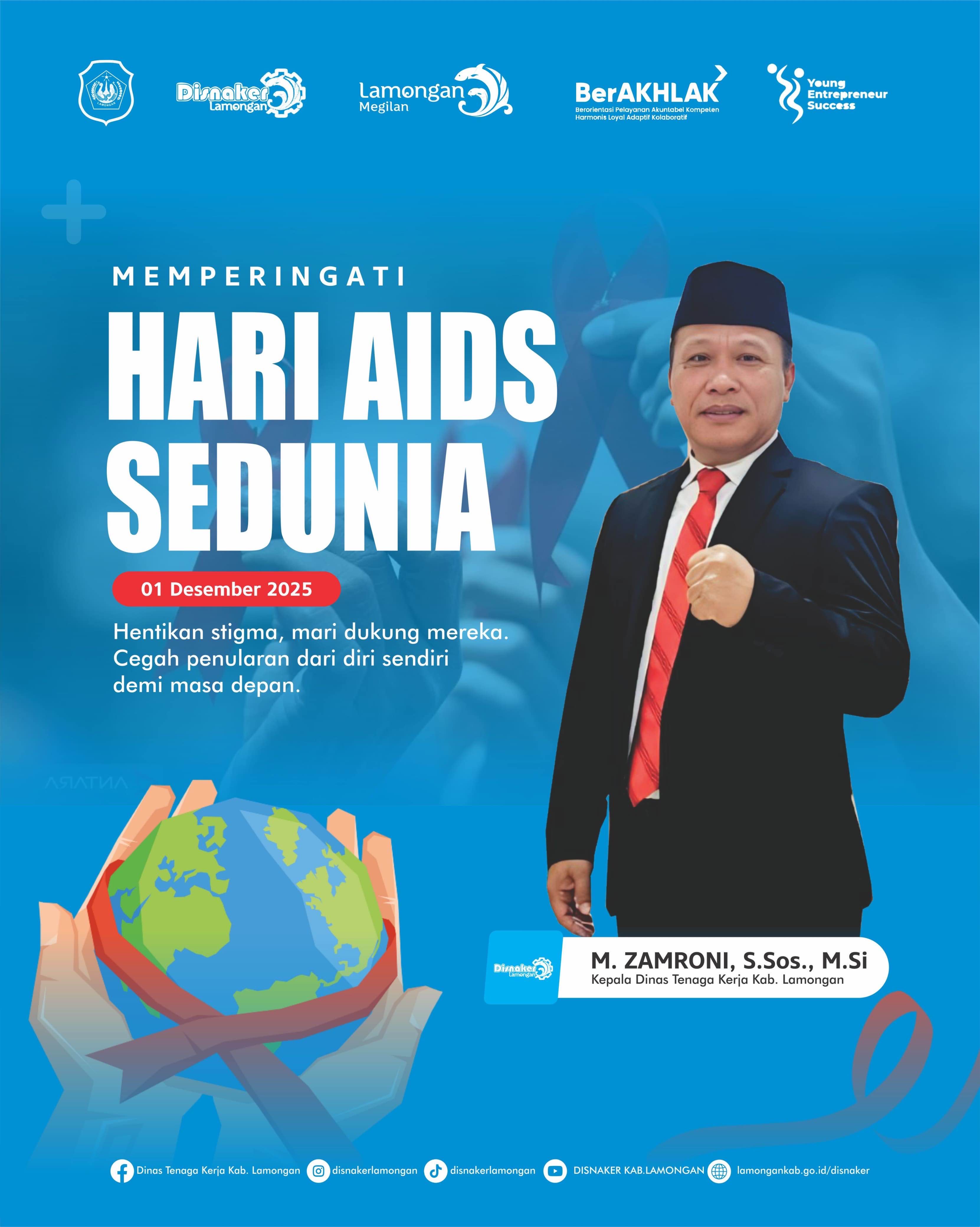 Foto: HARI AIDS SEDUNIA : BERSAMA LAWAN STIGMA, WUJUDKAN GENERASI SEHAT