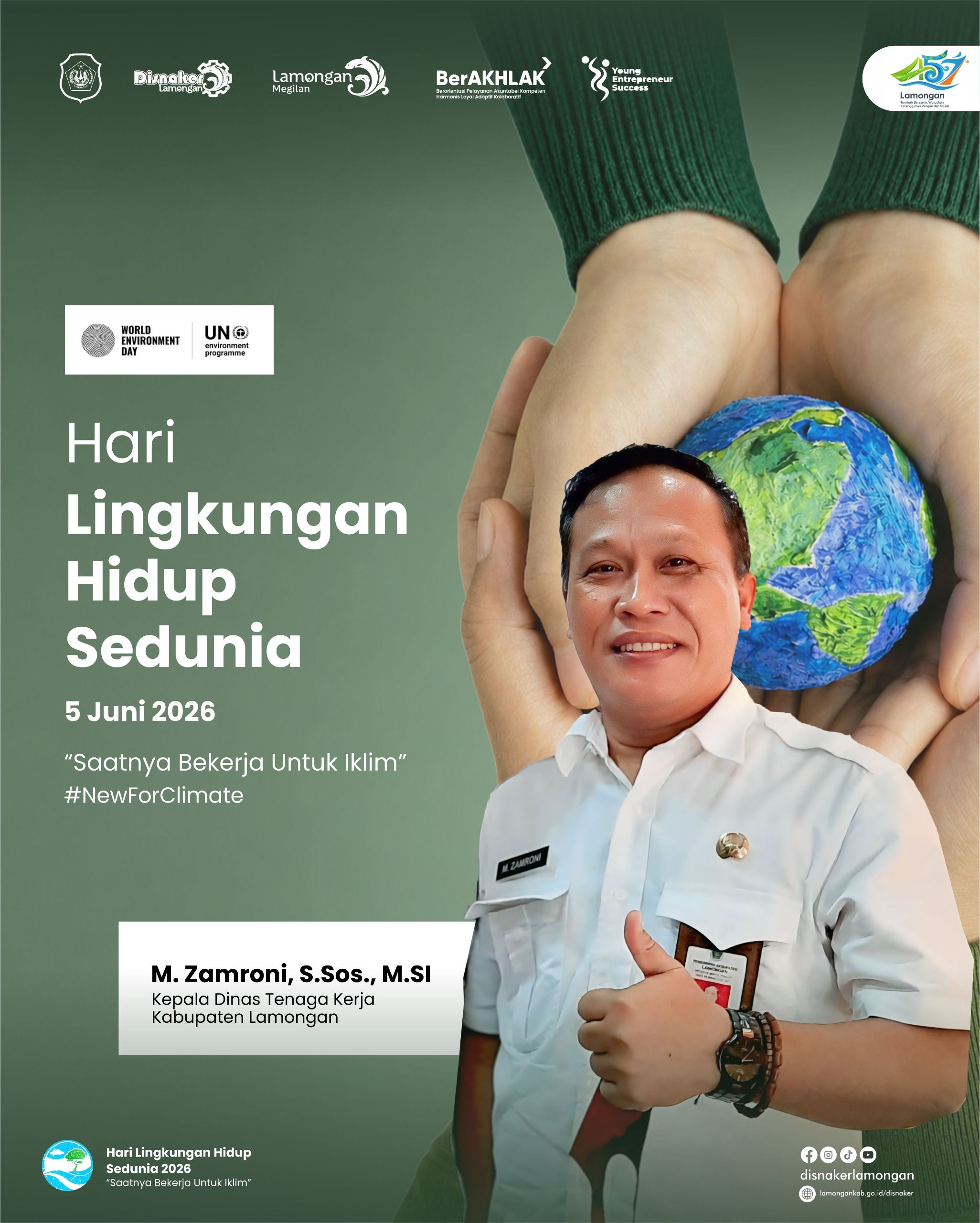 Foto: SELAMAT HARI LINGKUNGAN HIDUP SEDUNIA