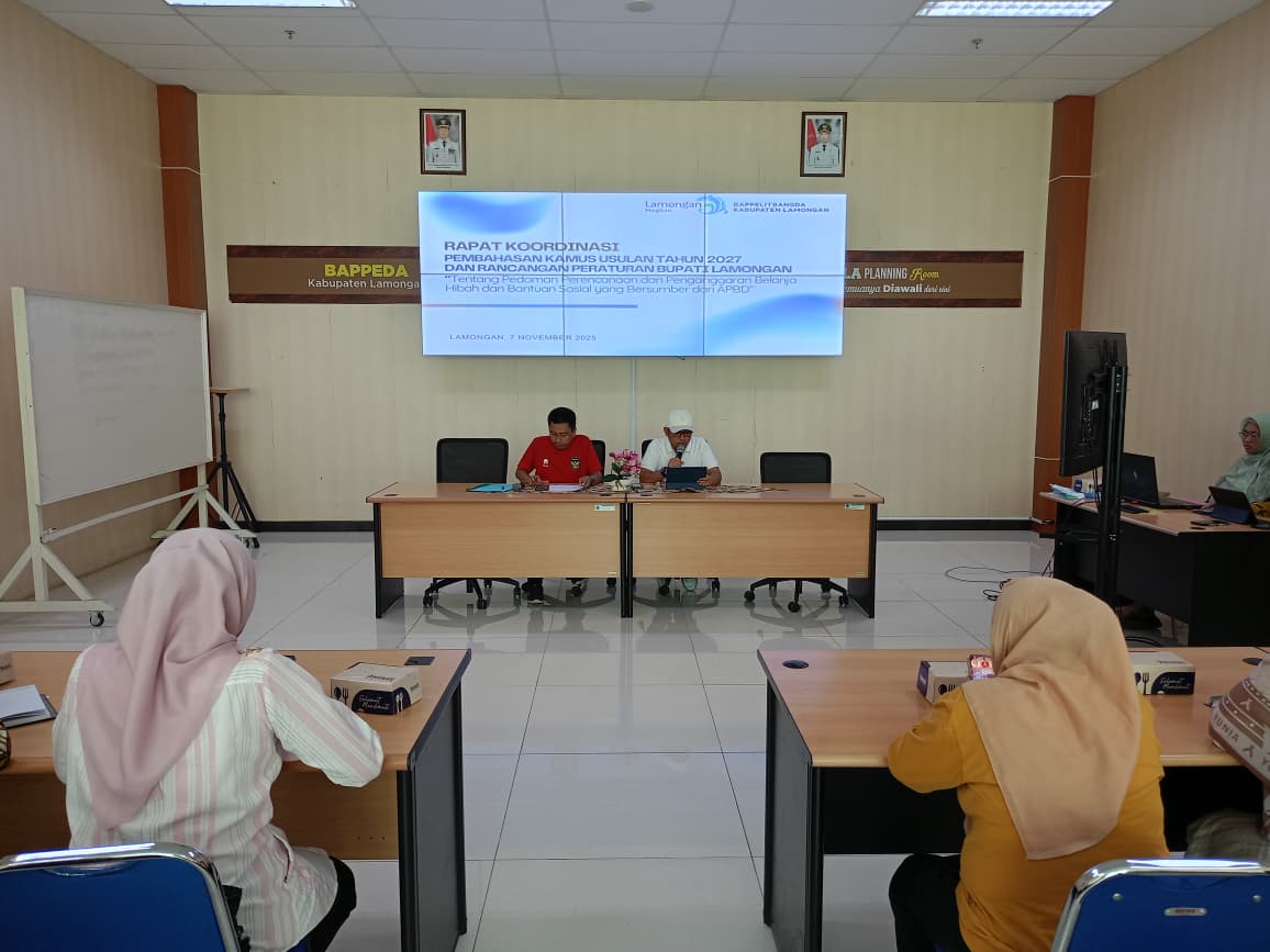 Foto: RAKOR PENYUSUNAN KAMUS USULAN 2027 DAN PEMBAHASAN RANCANGAN PERATURAN BUPATI