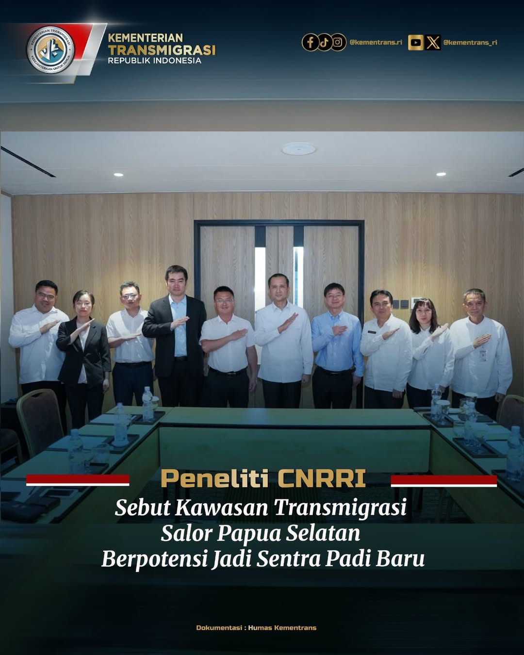 Foto: PENELITI CNRRI SEBUT KAWASAN TRANSMIGRASI SALOR PAPUA SELATAN BERPOTENSI JADI SENTRA PADI BARU