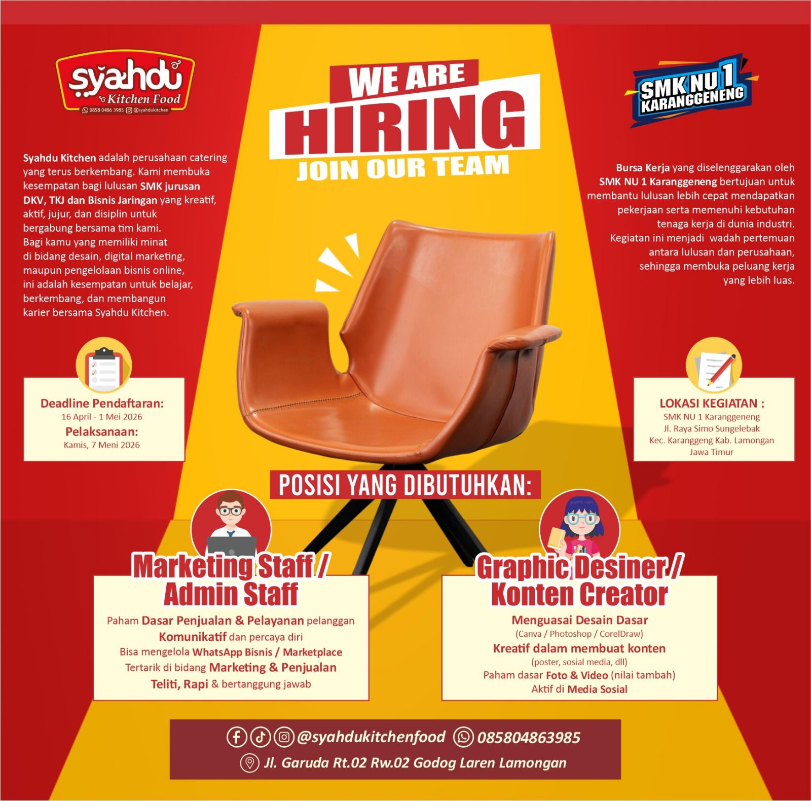 Foto: LOKER SYAHDU KITCHEN FOOD