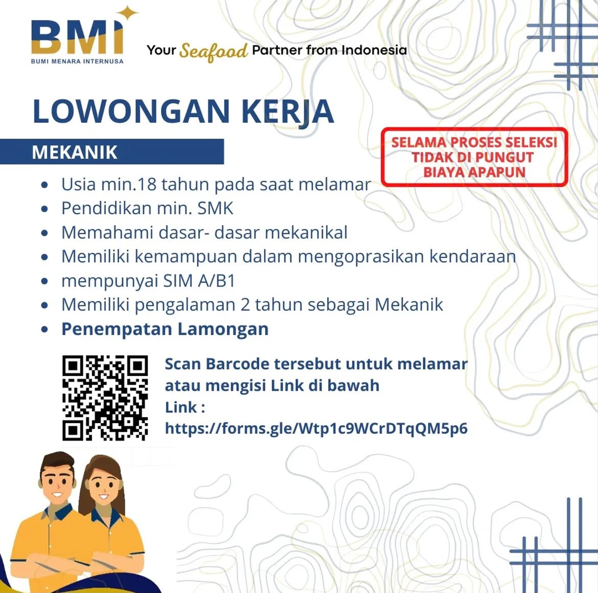 Foto: LOKER PT. BUMI MENARA INTERNUSA