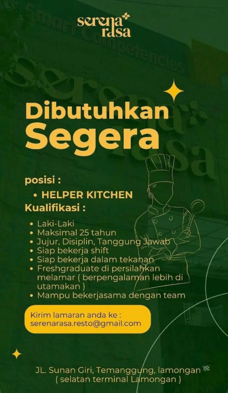 Foto: LOKER SERENA RASA