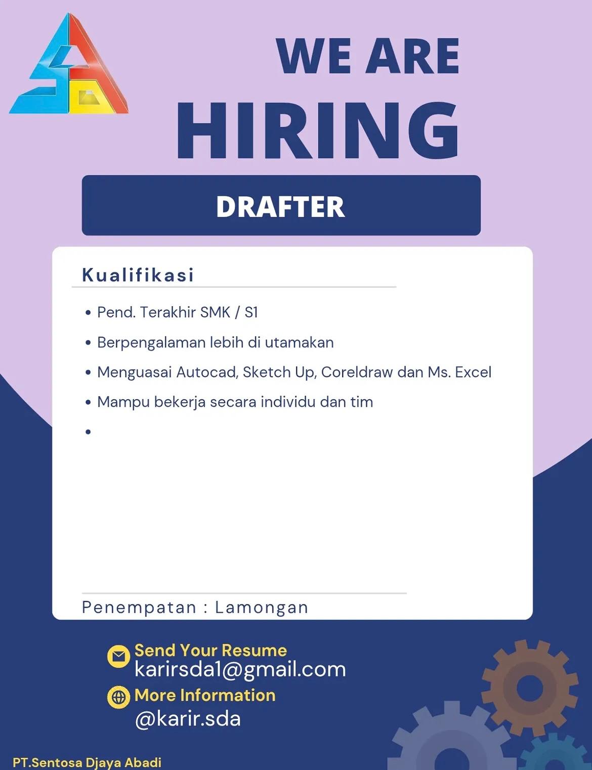 Foto: LOKER PT. SENTOSA DJAYA ABADI