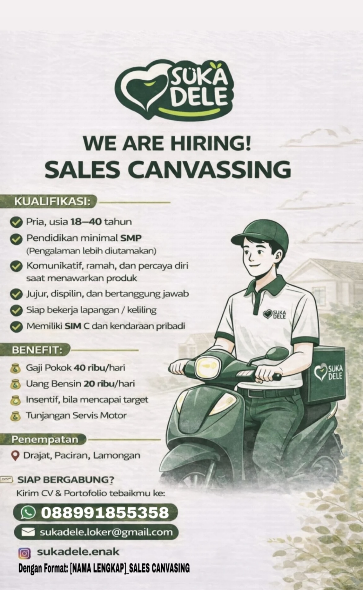 Foto: LOKER SUKA DELE