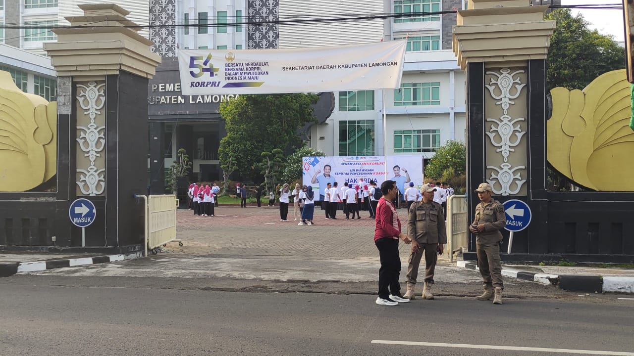 Foto: SENAM AKSI ANTIKORUPSI WUJUD MEMBANGUN BUDAYA INTEGRITAS
