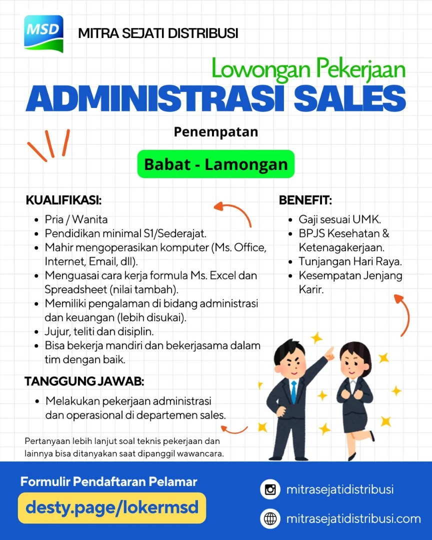 LOKER MITRA SEJATI DISTRIBUSI