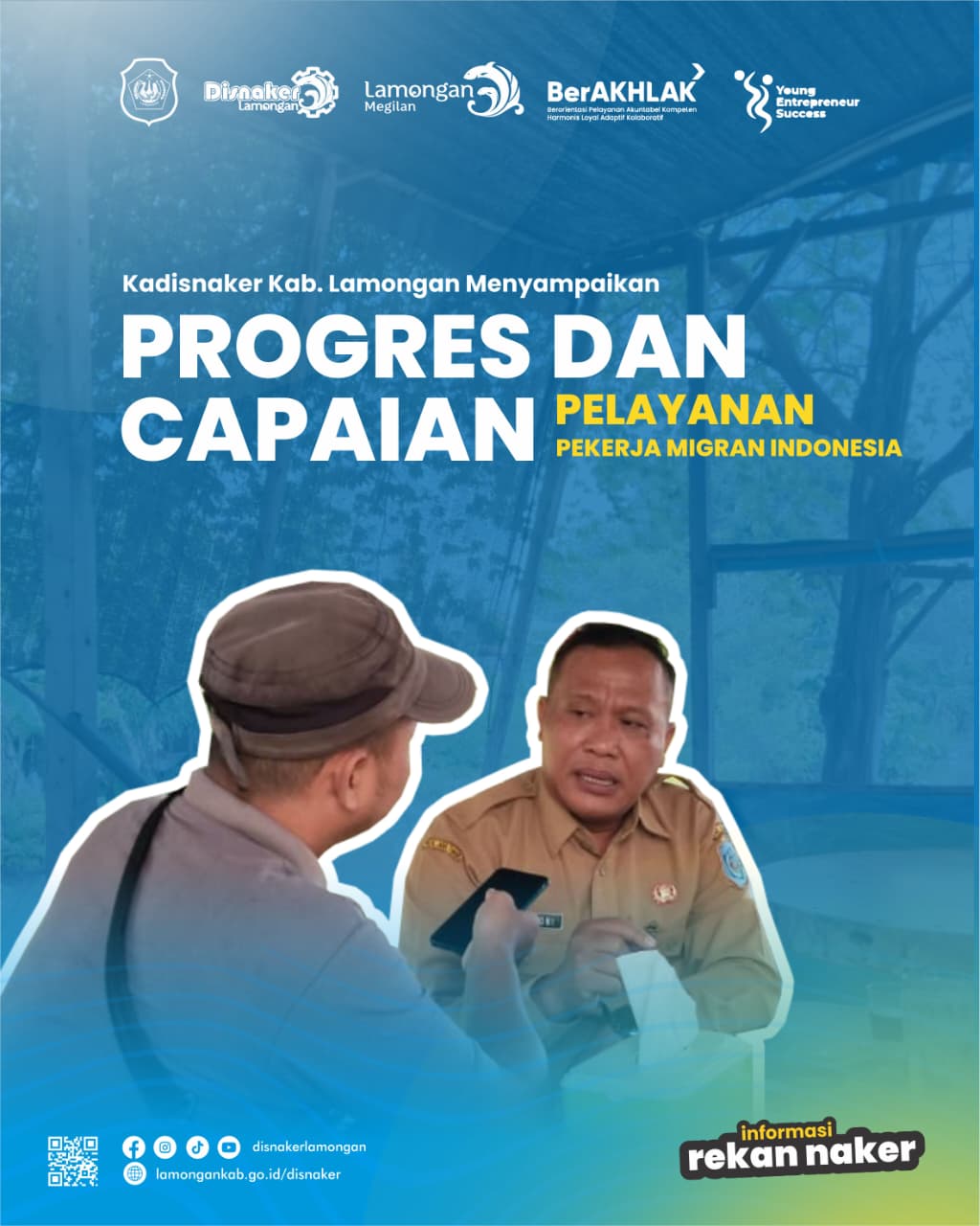 Foto: PROGRES DAN CAPAIAN PELAYANAN PEKERJA MGRAN INDONESIA