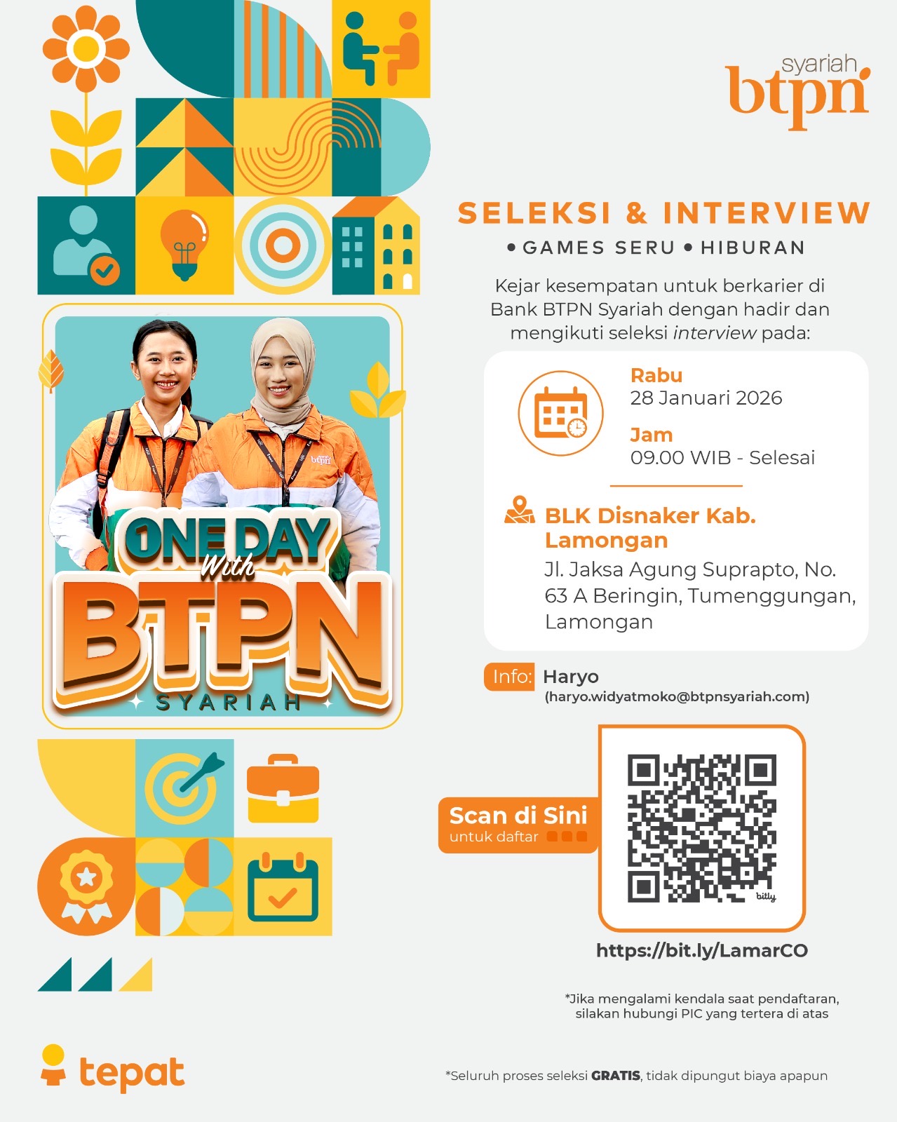 Foto: SELEKSI DAN INTERVIEW BTPN SYARIAH