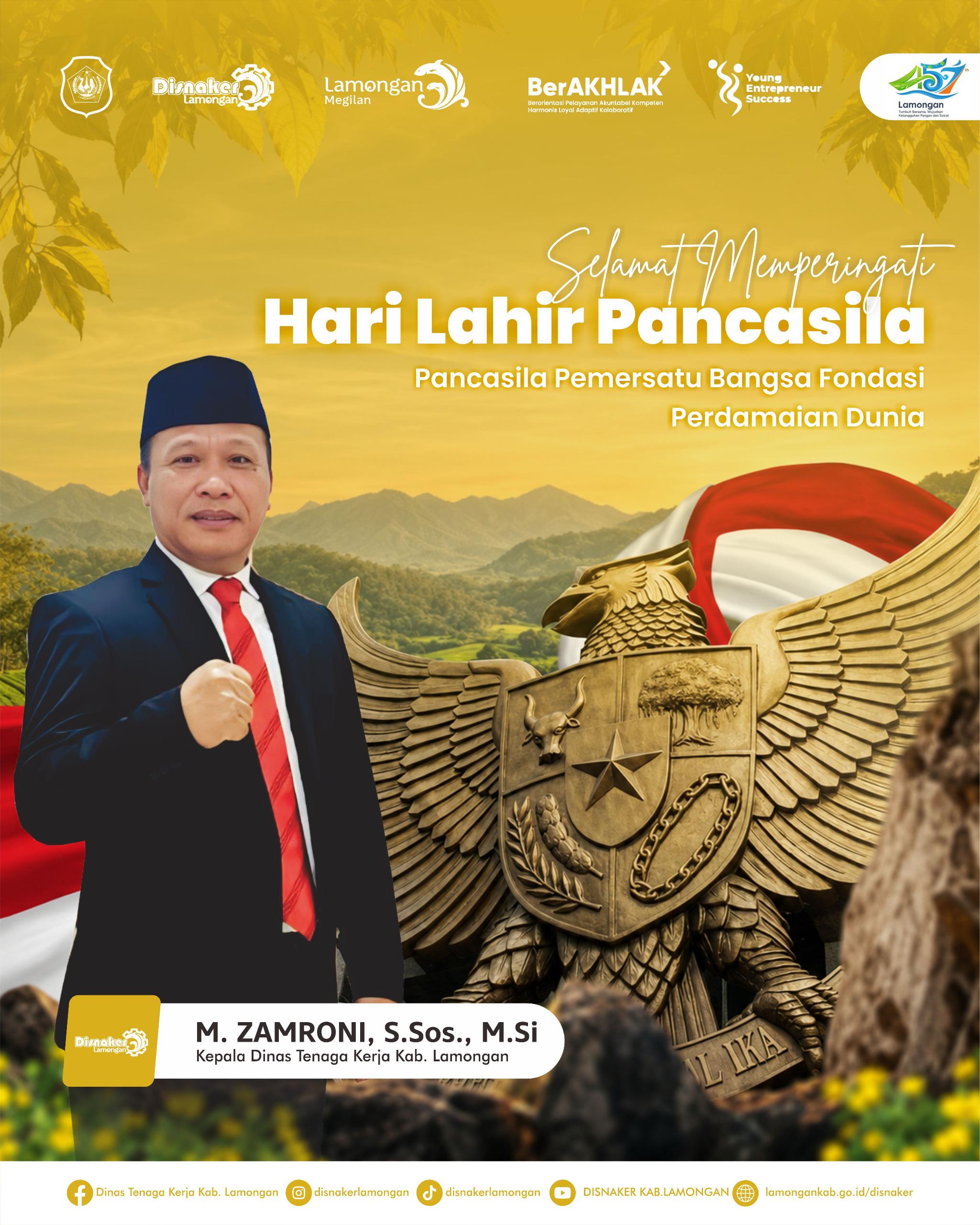 Foto: SELAMAT HARI LAHIR PANCASILA