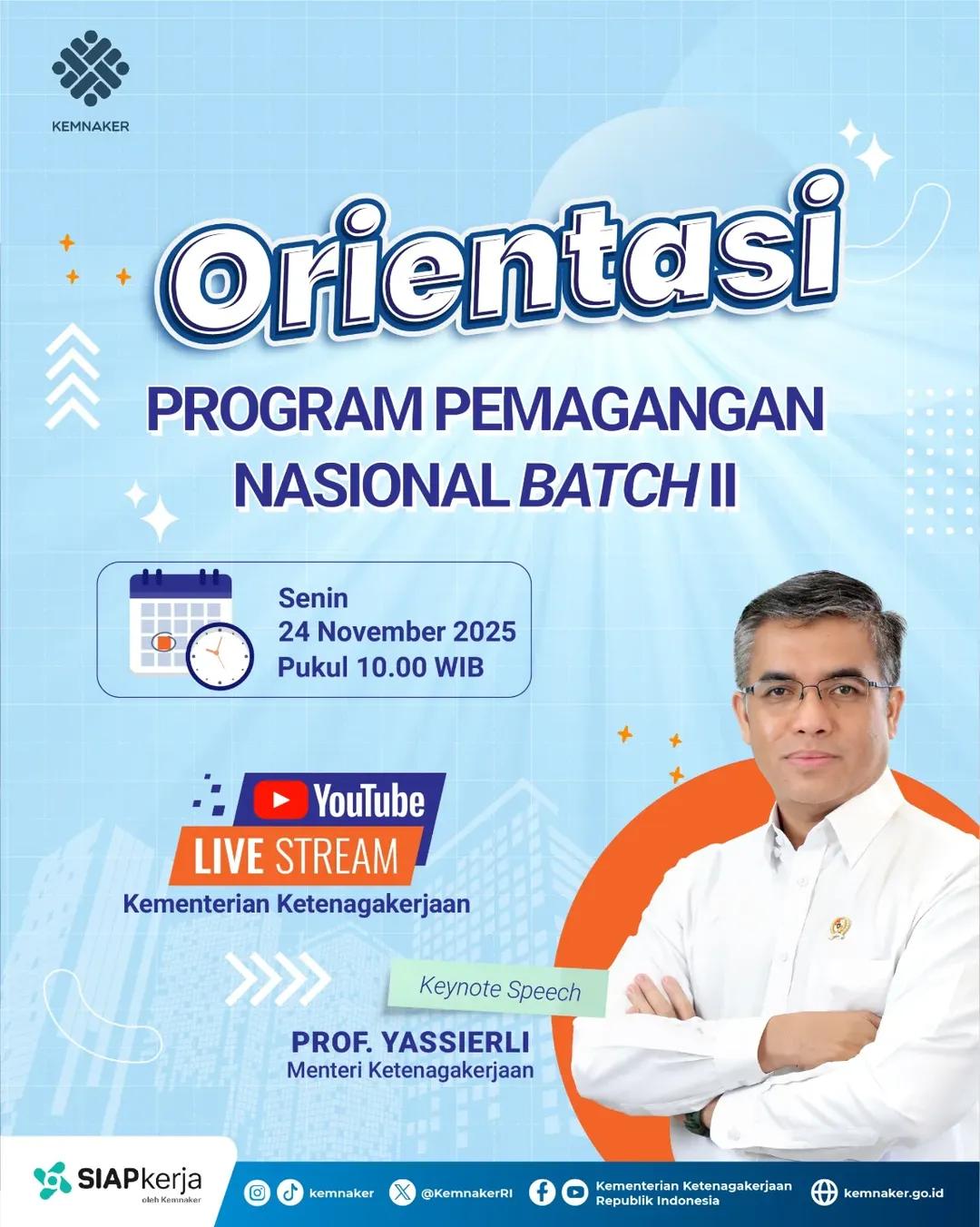 Foto: ORIENTASI PROGRAM PEMAGANGAN NASIONAL BATCH II