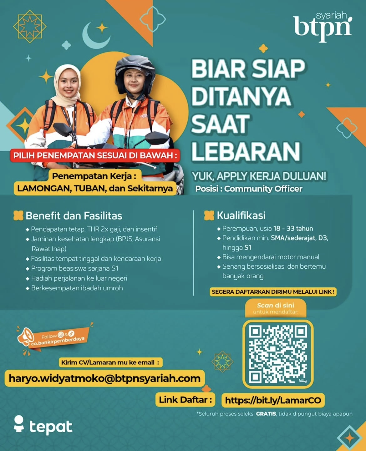 Foto: LOKER BTPN SYARIAH