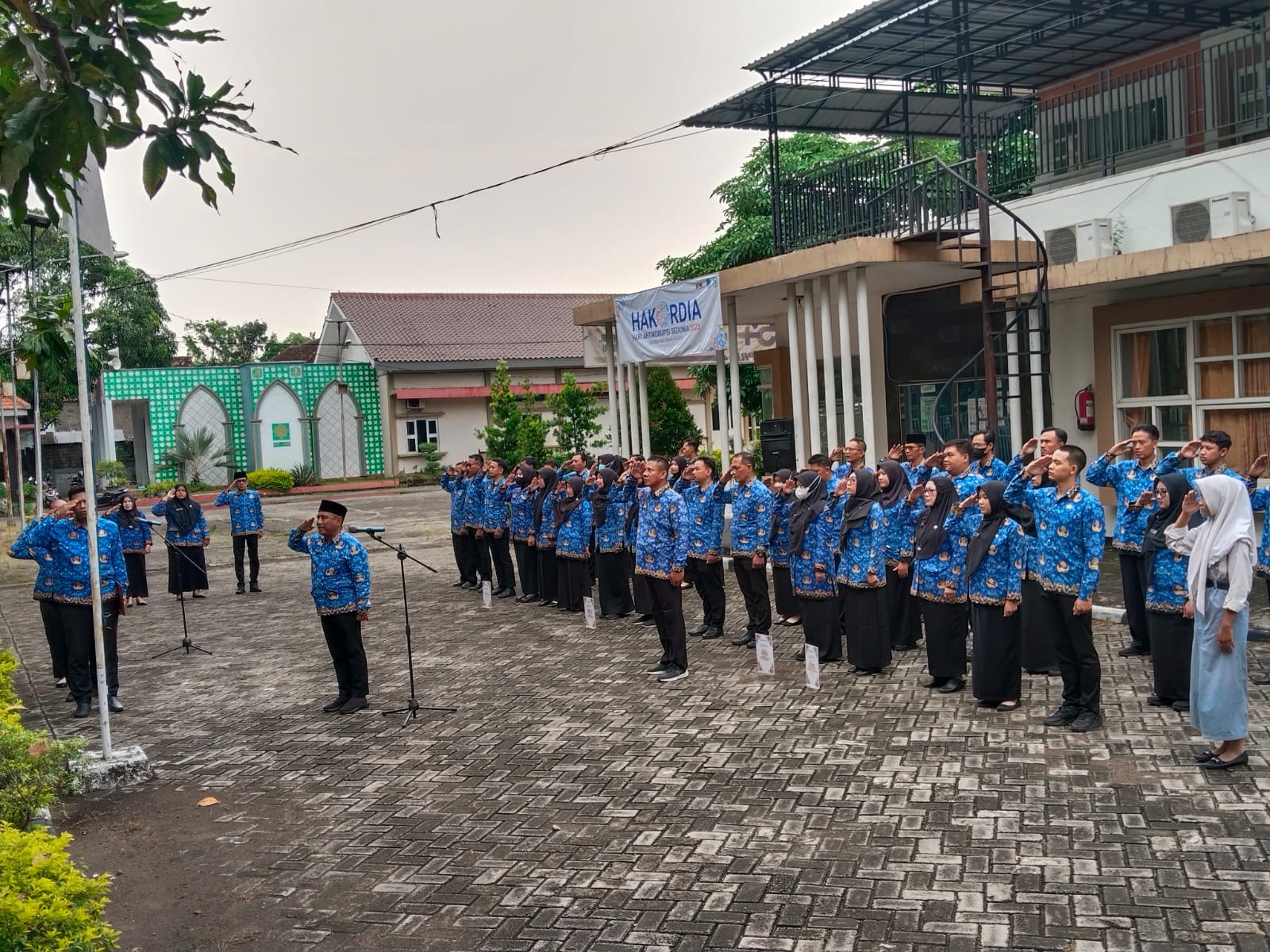 Foto: APEL PAGI DINAS TENAGA KERJA KABUPATEN LAMONGAN