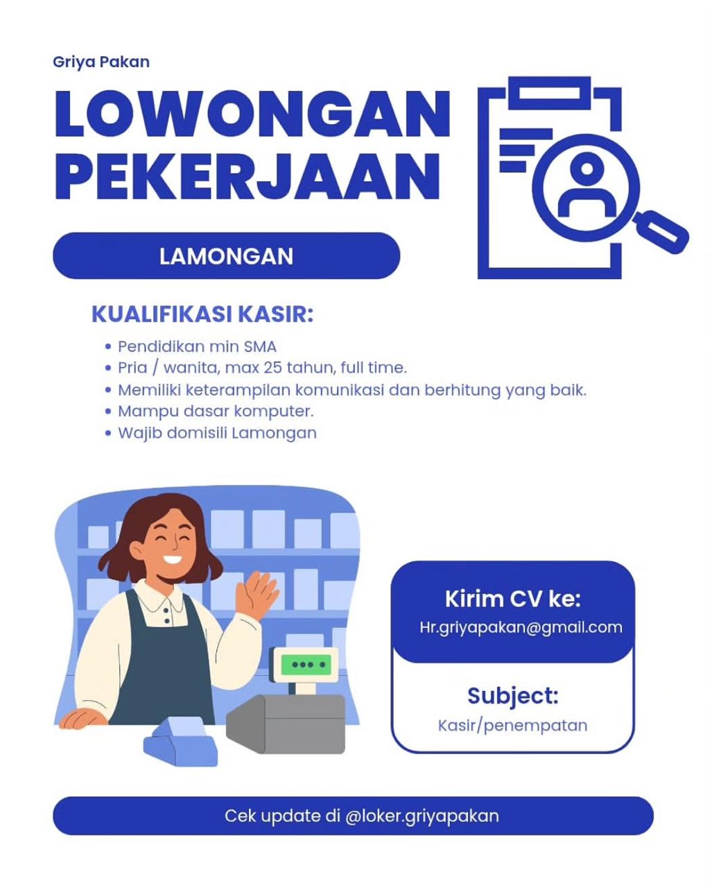Foto: LOKER GRIYA PAKAN.
