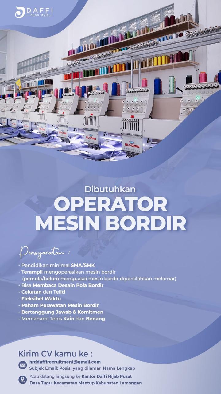 Foto: LOKER DAFFI KONVEKSI