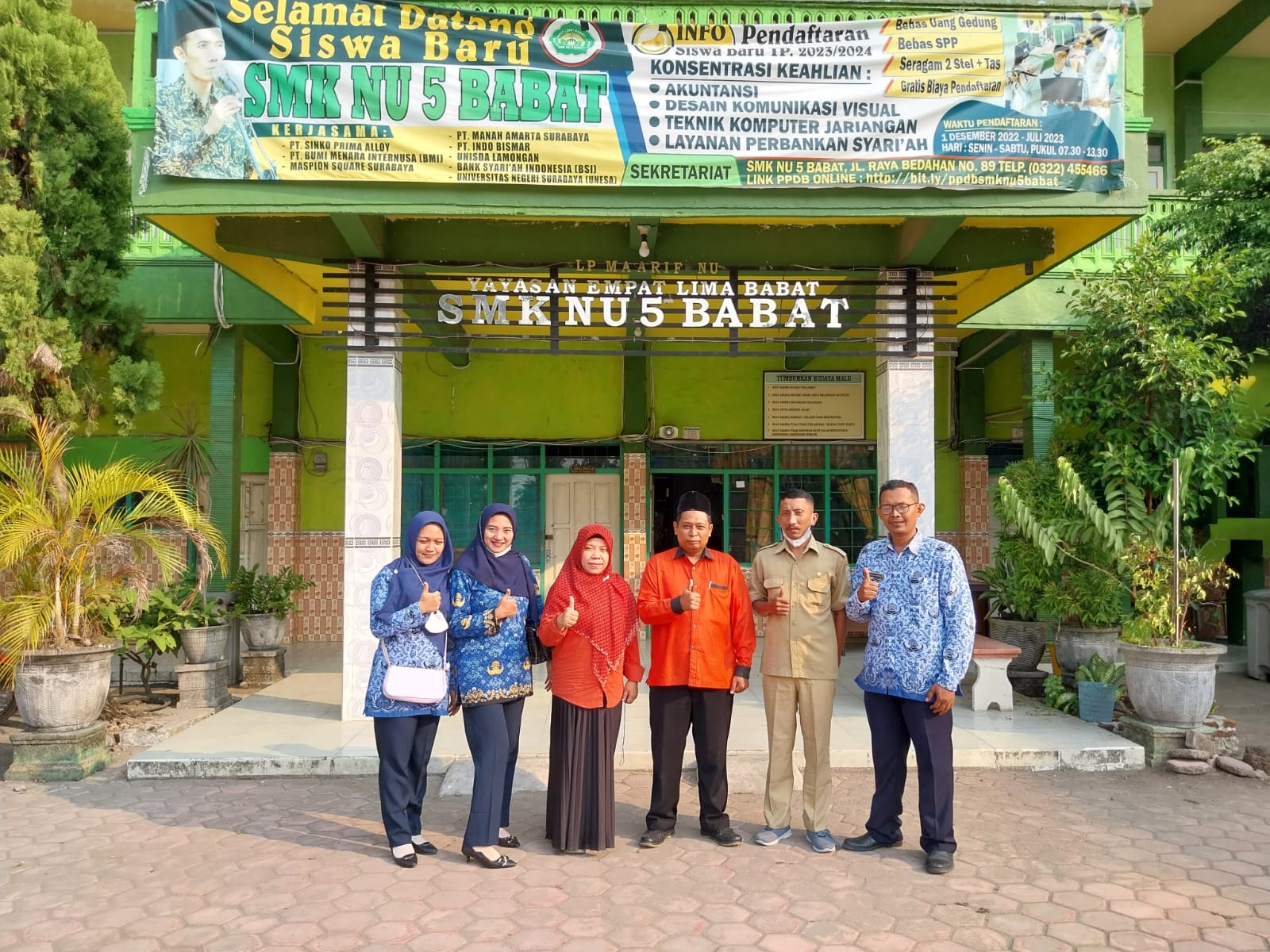 Foto: SINERGI VOKASI DAN INDUSTRI SEMAKIN KUAT: DISNAKER LAMONGAN GELAR MONEV BKK DI SMK NU 5 BABAT DEMI AKSELERASI KERJA ALUMNI